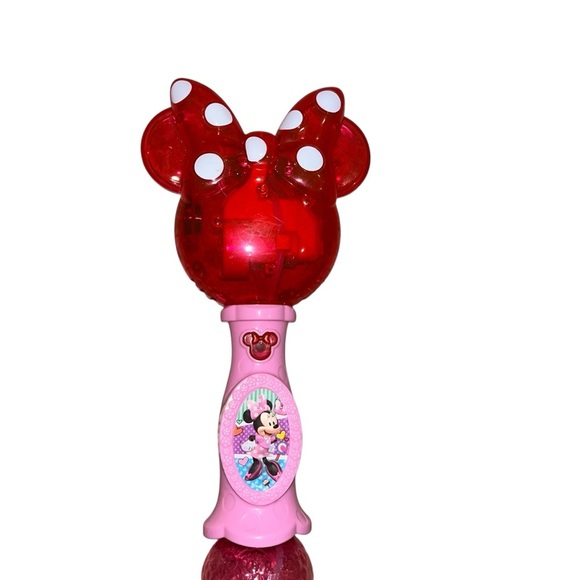 Disney Minnie Mouse red pink bubble blower - Picture 2 of 3